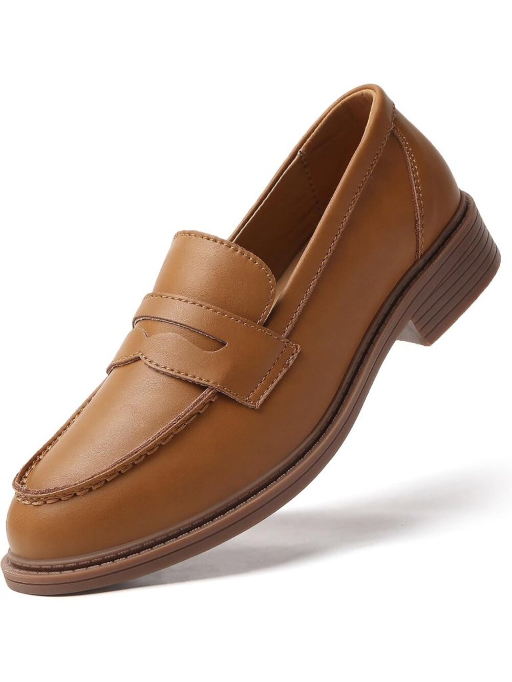 Women's Brown Casual Loafers & Slip-Ons Driving Flats Work Elegant Dress Shoes